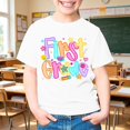 thumbnail image 6 of SGMVNU Kids First Grade T Shirts for Girls Back to School Graphic Tees Short Sleeve Soft Summer Casual Tops, Size 9-10 Years, White, 6 of 7