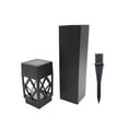thumbnail image 5 of LumaBase Solar Powered Garden Stakes with LED White Lights, Black - Set of 4, 5 of 5