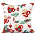 thumbnail image 1 of Funda De Almohada Suave Navideña Funda De Cojín Con Estampado De Dulces Navideños Decoración Para Sofá Del Hogar Funda De Almohada Lumbar, 1 of 4