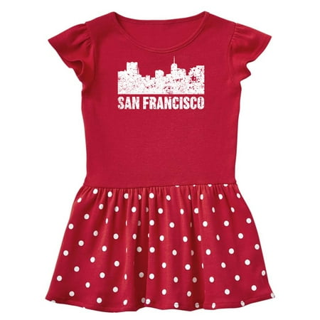 

Inktastic San Francisco Skyline with Grunge Gift Baby Girl Dress