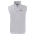 thumbnail image 2 of Men's Cutter & Buck  Gray LSU Tigers Big & Tall Charter Eco Full-Zip Vest, 2 of 3