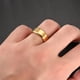 thumbnail image 3 of Anillos de acero inoxidable para hombres y mujeres, joyería de boda de 7 colores, letras grabadas con láser, mejores amigos, regalos para parejas, nuevo, 3 of 4