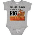 thumbnail image 3 of Inktastic This Little Turkey is Gonna Be a Big Brother Boys Baby Bodysuit, 3 of 5