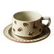 thumbnail image 3 of Taza de café taza de té, 300 ml con asas, regalo de cumpleaños, adorno de diseño de golondrina de gran capacidad con bandeja para el hogar, café, bar,, 3 of 8
