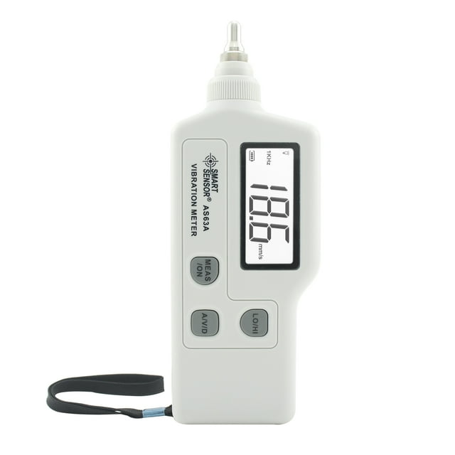 AS63A Medidor de vibración digital con pantalla LCD Analizador de vibración Probador S Smart Sensor Medidor de vibración