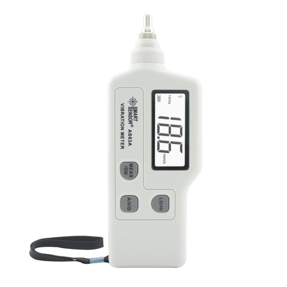 AS63A Medidor de vibración digital con pantalla LCD Analizador de vibración Probador S Smart Sensor Medidor de vibración