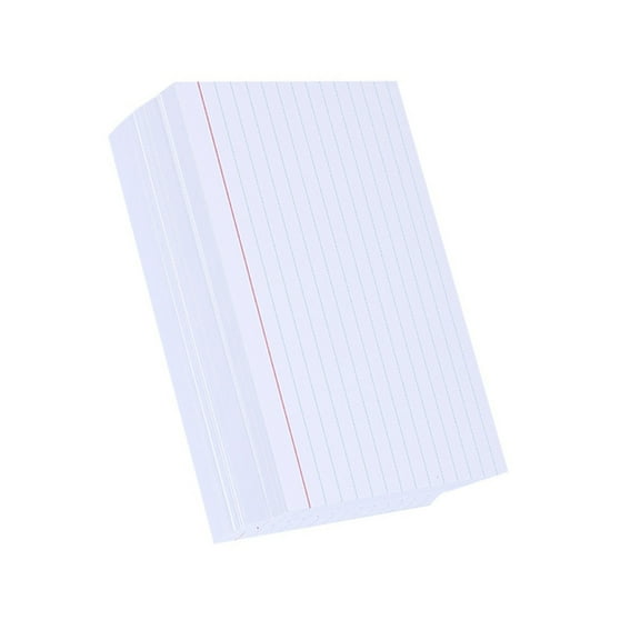 300 Sheets Lined Indexed Cards Learning Flashcards Presentation Cards Vocabulary Cards for Memos