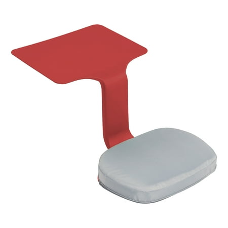 ECR4Kids The Surf Portable Lap Desk with Cushion  Flexible Seating  Red