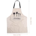 thumbnail image 2 of CIMAXIC Breathable PVC White Chef Cooking Apron with Multi-Pocket Design, 2 of 8