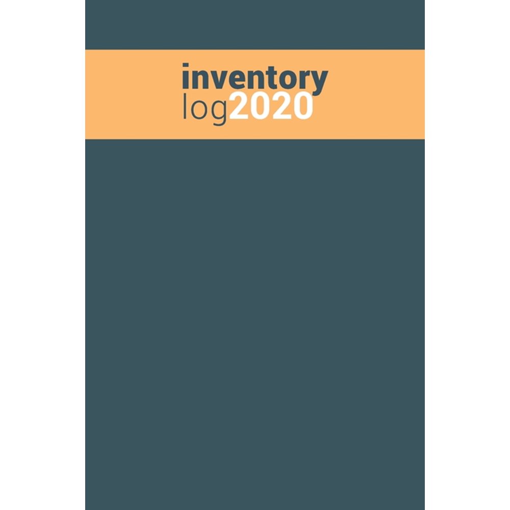 inventory log 2020 Monthly sales tracker record book 2020 management logbook 6x9" 120