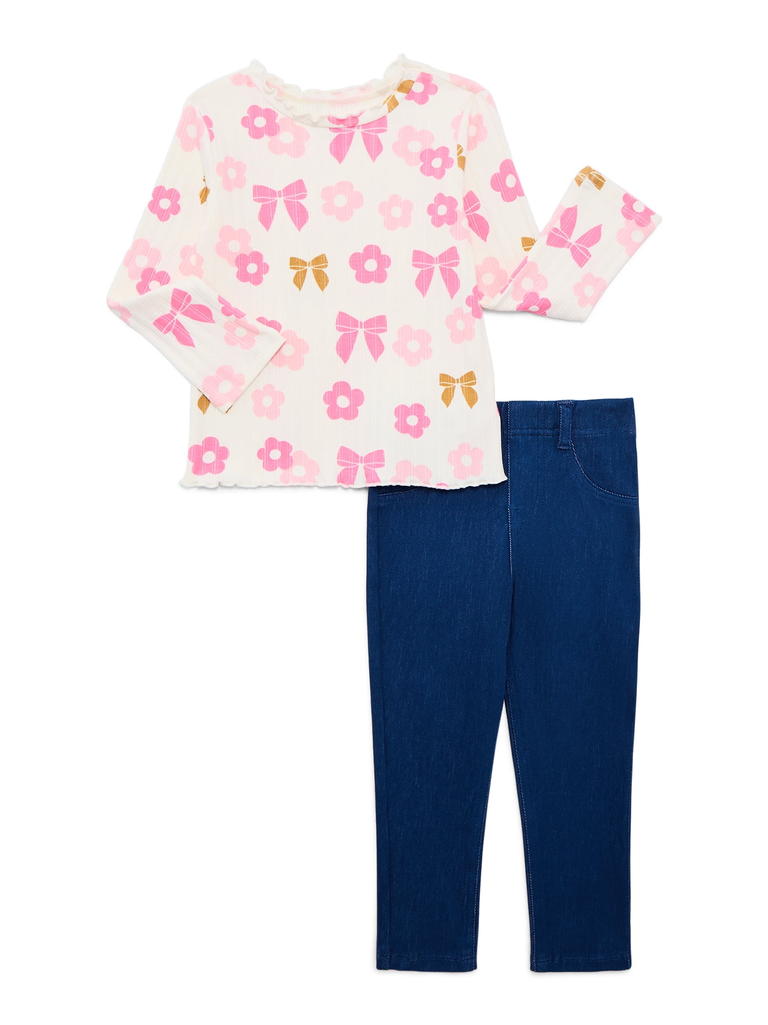 Garanimals Toddler Girl 8-Piece Mix and Match Outfit Kid-Pack, Sizes 18M-5T