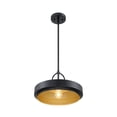 thumbnail image 4 of Designers Fountain Odea 14 inch 1-Light Matte Black Transitional Pendant Light, D295M-14P-MB, 4 of 9