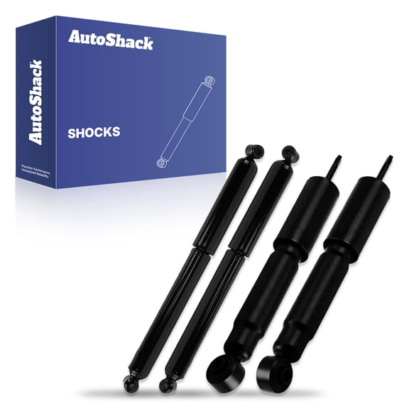 AutoShack Front & Rear Shock Absorbers for Dodge, Ram 1500 1994-2001 Ram 2500 1994-2002, RWD L6 5.9L V6 3.9L V8 5.2L 5.9L V10 8.0L