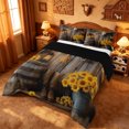 thumbnail image 2 of meiyoeat Rustic Cowboy Art Full Size Comforter Sets For Boys,Western Print Bedding Comforter Set,Reversible,3-Piece,1 Comforter and 2 Pillowcases, 2 of 7