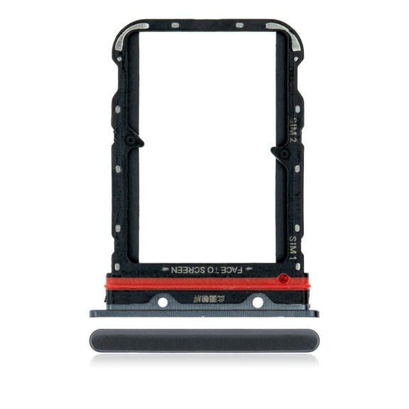 Replacement Sim Card Tray Compatible For Xiaomi Mi Note 10 / Note 10 Pro / CC9 Pro (Midnight Black)