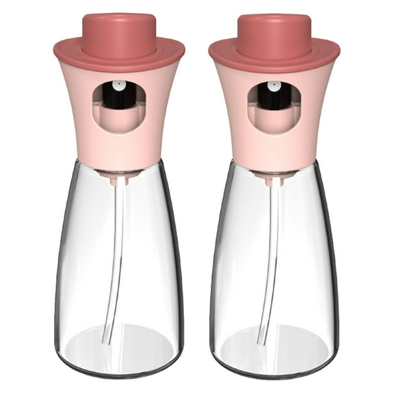 BNNG 2pc Oil Sprayer for Cooking, Glass Olive Oil Sprayer Bottle, Portable Olive Oil Spray Mister, Kitchen Gadgets Accessories for Air Fryer, Canola Oil Spritzer (Clearance)