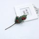 thumbnail image 4 of Christmas Artificial Berry,large Red Berry Decoration Tipped Pine Needles Gift Wreath Christmas Tree Decoration,9 Pack Crafts Holly Berries Bunch With, 4 of 5