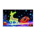 thumbnail image 2 of Pancarta fluorescente para puerta de garaje | Fiestas navideñas | 480 x 210 cm Fondo fotográfico de Papá Noel, 2 of 5