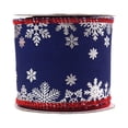 thumbnail image 1 of Visland Christmas Ribbons Colored Ribbon Holiday Ribbon Decorations Rustic Fabric Ribbons Crafters Holiday Ornaments 1Roll/5Yard, 1 of 3