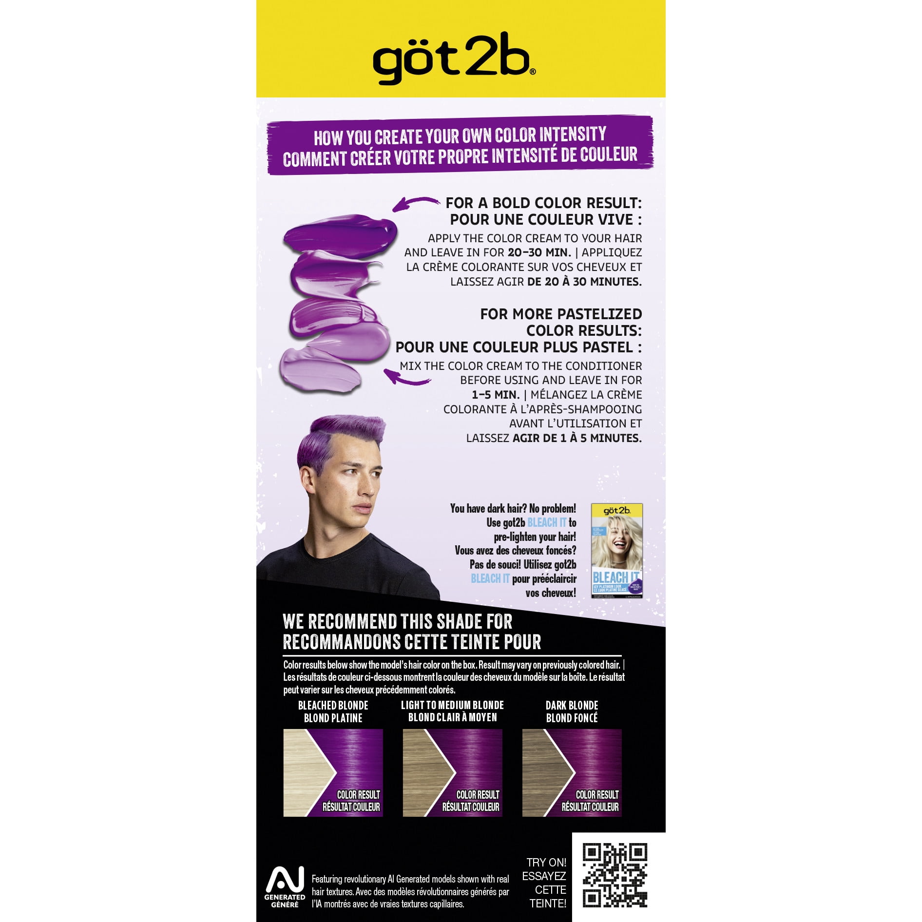 got2b Color Remix, Customizable Semi-Permanent Hair Color, 094