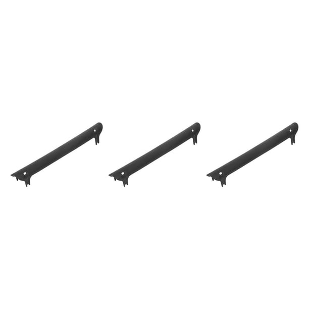 Soidarity Cubierta de protección de cadena de bicicleta multicolor, Protector de marco de bicicleta de plástico Universal, almohadillas de protección de negro 3piezas Soidarity CBP055645