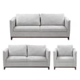 thumbnail image 1 of Sala Oslo Dicasa 3 Piezas (Sofa, Love Seat y Sillón) Gris, 1 of 8