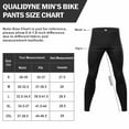 thumbnail image 4 of Leopatrix Men's Cycling Pants Fleece-Lined 4D Padded Road Bike Bicycle Thermal Tights Outdoor Biking Long Leggings, 4 of 7