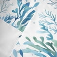 thumbnail image 4 of Window Valance for Kitchen,Sea Turtle Fish Seaweed Rod Pocket Curtain Valances Short Curtains Drapes Panel,Underwater World Ocean Life Window Treatment Topper for Living Room Bathroom Bedroom, 4 of 9