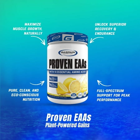 Gaspari Nutrition（ギャスパリニュートリション）ProvenEAA 必須アミノ酸 グアバネクタリン風味　390g／30回分　EAA BCAA アミノ酸 筋トレ