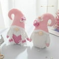 thumbnail image 2 of Valentines Day Gnome Plush, Handmade Gnomes Plush Decor Scandinavian Coffee Gnome Elf Gnomes for Valentines Day Gifts, 2 of 5