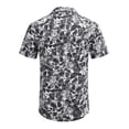 thumbnail image 4 of COOFANDY Mens Hawaiian Shirt Short Sleeve Buttoon Down Shirts Casual Tropical Floral Summer Linen Shirts Black Floral XXL, 4 of 5
