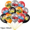 thumbnail image 3 of Globos de Disney Cars, decoración para fiesta de Rayo Mcqueen, pancarta de feliz cumpleaños, vajilla de Pixar, telón de fondo, adorno para tarta de coche de carreras, 3 of 5