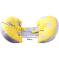 thumbnail image 2 of U-shaped pregnancy pillow, pregnancy pillow for pregnant women, side sleeper, double wedge pillow in cotton, 2 of 5
