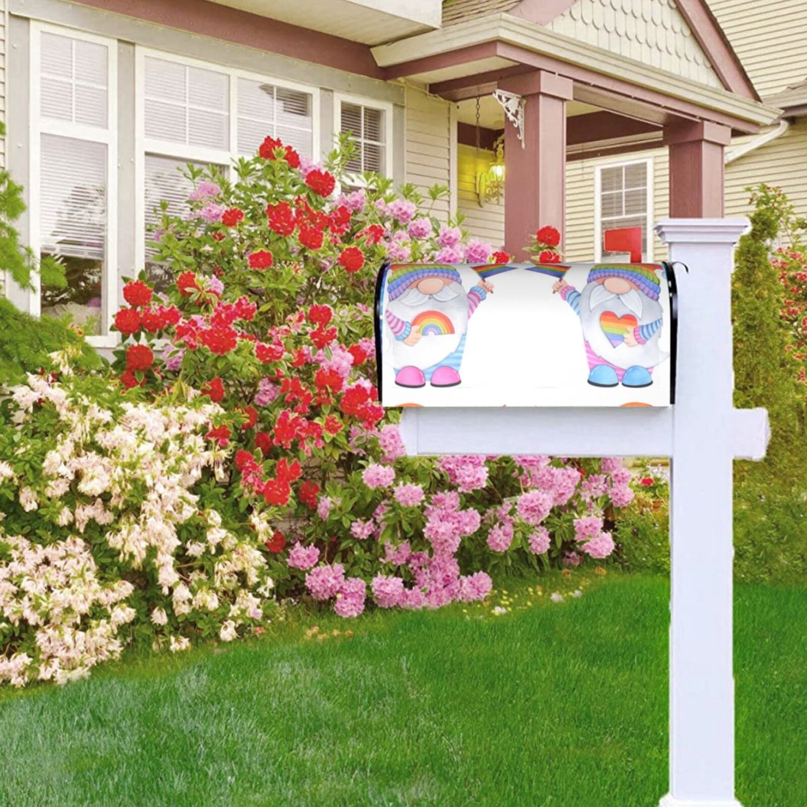 Kdxio Magnetic Mailbox Cover 21x18 in Mailbox Cover Outdoor Decoration Holiday Mailbox Covers for Home Garden Yard-21x18 in