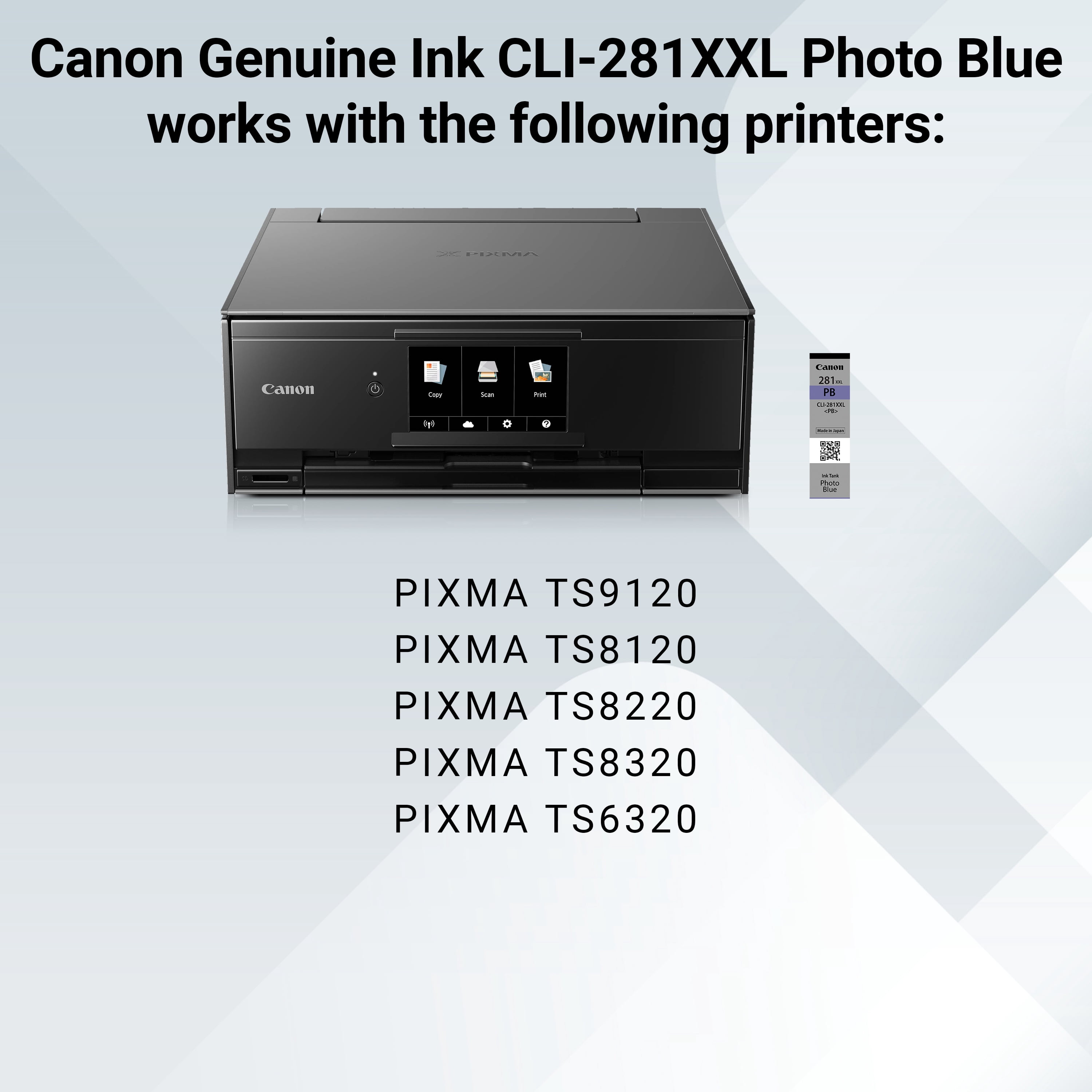 (2 pack) Canon CLI-281 XXL PB Photo Blue Ink Cartridge