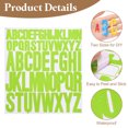 thumbnail image 3 of 12 Sheet Vinyl Letter Sticker, 1 Inch, 2 Inch 624Pcs Stick Letters, Light Green, 3 of 6