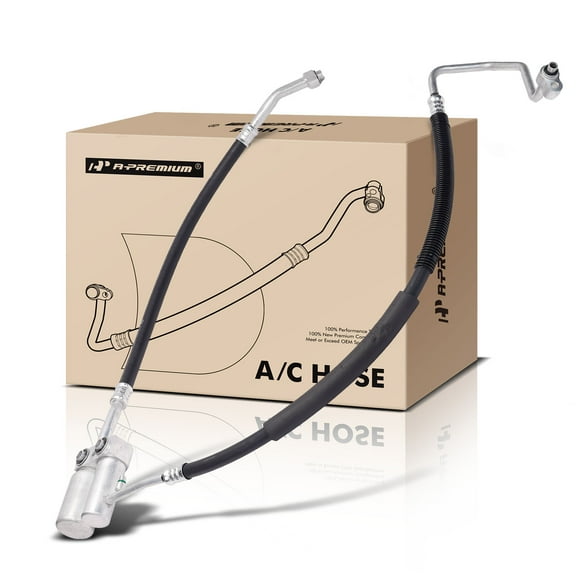 A-Premium A/C AC Suction and Discharge Hose Assembly Compatible with Chevrolet Silverado 2500 HD 3500 GMC Sierra 2500 HD 3500 2001 6.6L Diesel