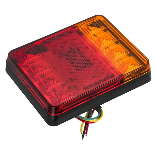 LEEYNEER 2pcs Led Trailer Lights Indicator Lamps Boats Trucks Compact Durable Design Enhanced Safety Visibility