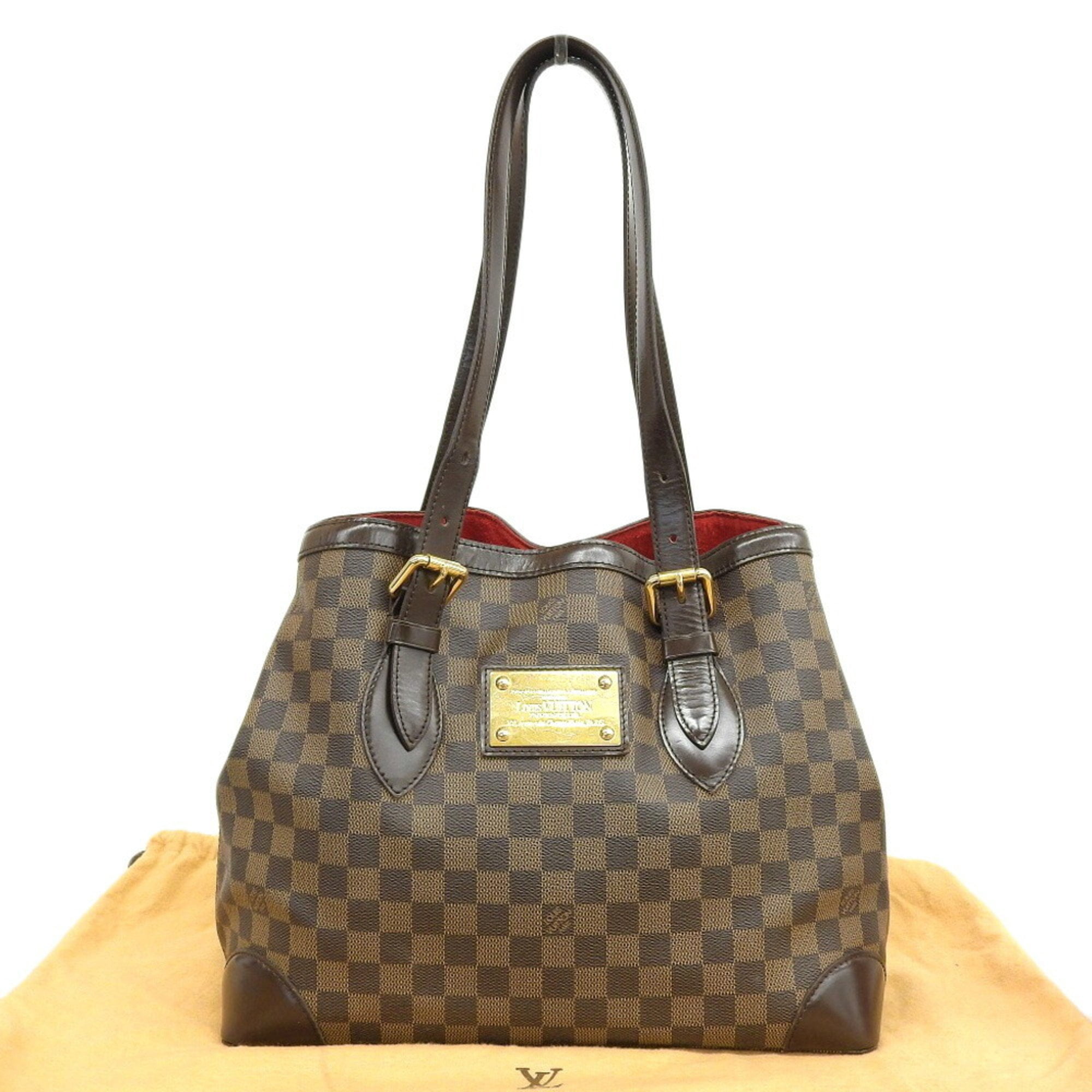 Authenticated Used Louis Vuitton LOUIS VUITTON Damier Hampstead GM Tote Bag  N51203 