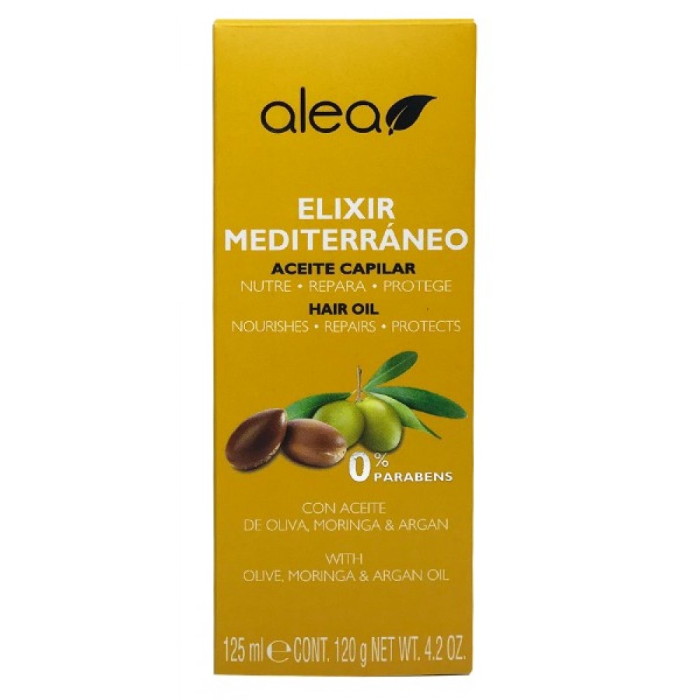 Alea Elixir Mediterraneo Olive Moringa And Argan Oil Hair Oil 4.2oz - image 3 of 3