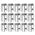 thumbnail image 1 of Unique Bargains Round Coupling Nut M10 to M8 Adapter Screw Thread Convert Sleeve Connector Rod Bar Stud Tube Nut Silver 15 Pack, 1 of 4