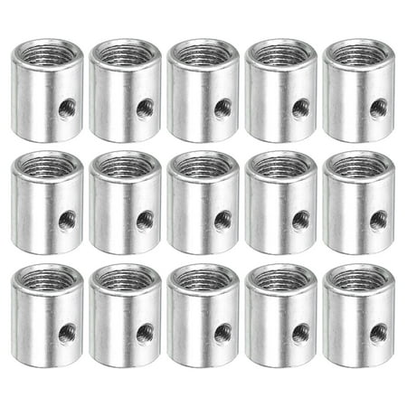 

Uxcell Round Coupling Nut M10 to M8 Adapter Screw Thread Convert Sleeve Connector Rod Bar Stud Tube Nut Silver 15 Pack