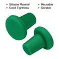 thumbnail image 4 of Uxcell T-shaped Reusable Silicone Wine Bottle Stoppers Caps Green 6 Pack, 4 of 5