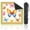 Color 2, variant on Mahjong Mat 31.5" x 31.5" Colorful Watercolor Butterflies Vibrant Orange Blue Pink Yellow Wings Non-Slip Noise Reduction American Mahjong Tiles Table Cover for Dominoes Poker Card Board Games Gift