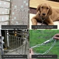 thumbnail image 4 of 304 Stainless Steel Link Chain,Bexikou 4 Pack Heavy Duty Coil Chain,Hanging Safety Chains for Swing Plants Anti-Theft Pet Dog Anchor Fence Towing Chain Link,40in x 0.06in - Silver, 4 of 7