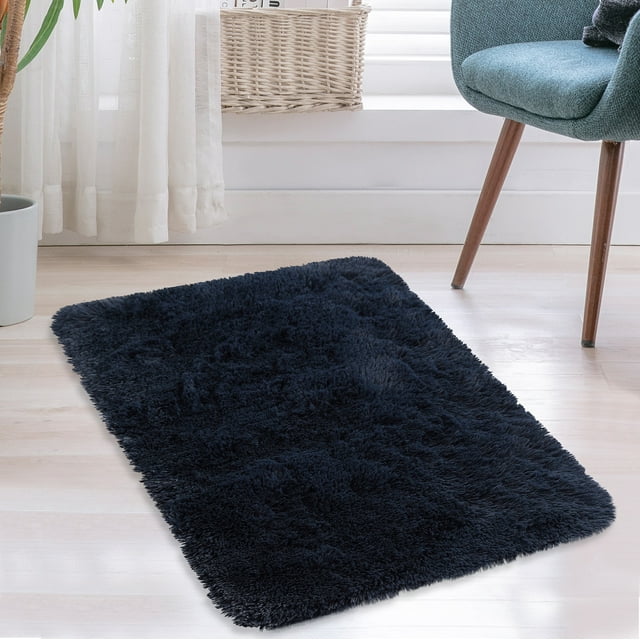 4x6 ft Shaggy Area Rugs for Bedroom Living Room Large Fluffy Floor Rugs with Non-Slip Backing, Soft Plush Carpet Rugs Home Décor
