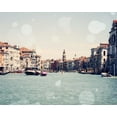 thumbnail image 2 of Coomes, Sylvia 32x26 White Modern Wood Framed Museum Art Print Titled - Venice Bokeh I, 2 of 4