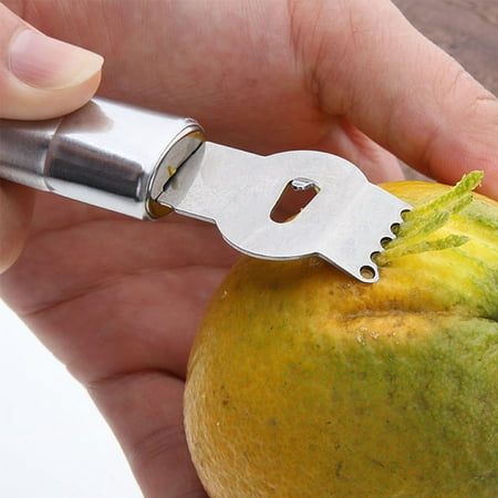 

Reduced！ Gadget Lemon Plane Knife Zester Kitchen Fruits Craft Stainless Steel Orange