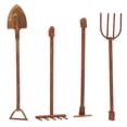 thumbnail image 1 of Toddmomy 1 Set Mini Garden Tool Model Alloy for Mini Scene Model Collectors and Photography Prop, 1 of 7