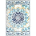 thumbnail image 3 of nuLOOM Kiyoko Vintage Floral Area Rug, 5' x 7' 5", Blue, 3 of 3